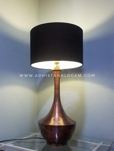 Lampu Meja Tembaga Antique  Adhistana Logam