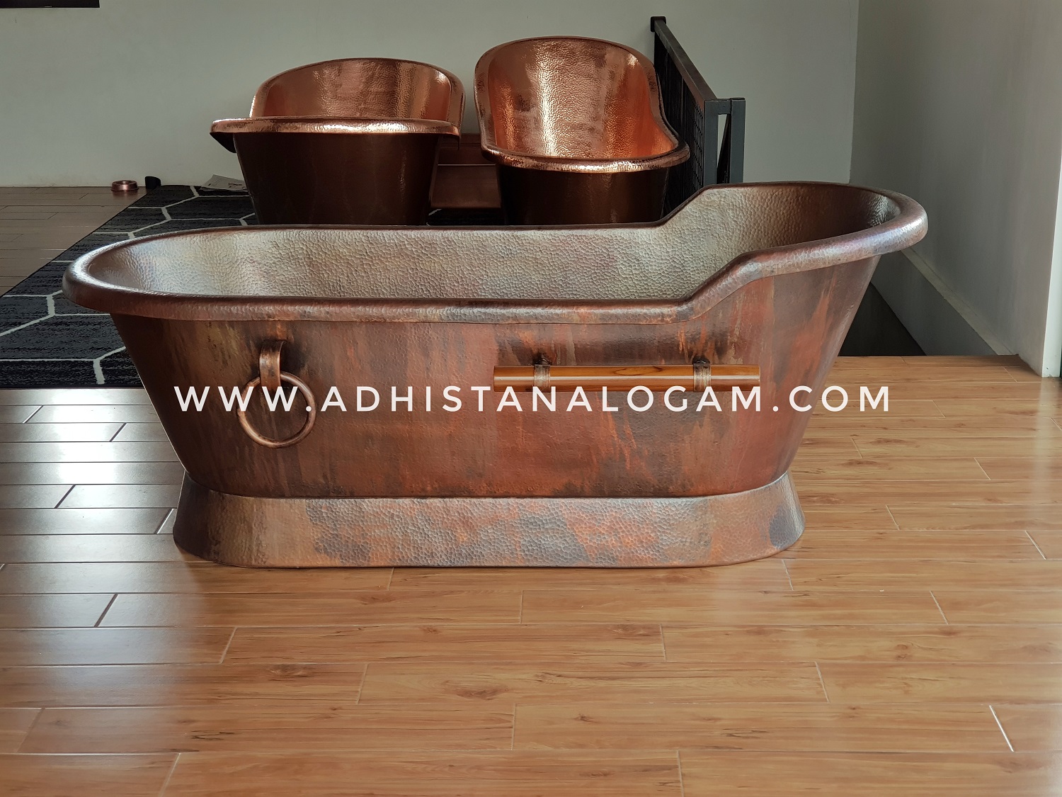 Copper Bathtub Finish Red Brown Abstract