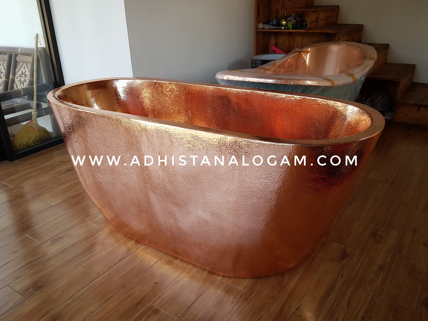Copper Bathtub Double Wall All Rosegold